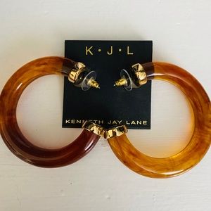 Kenneth Jay Lane Tortoise Earrings